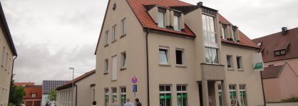 Ab April 2014 unser neues Zuhause: Das Haus Bürgermeister-Weigand-Straße 8
