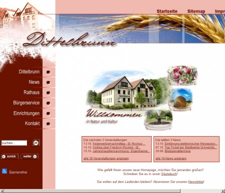 Dittelbrunn Homepage