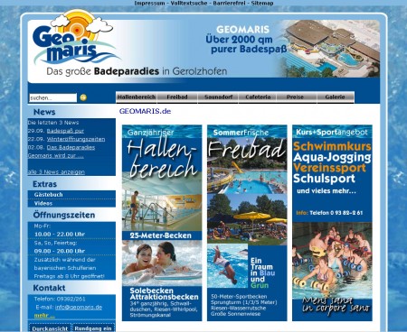 Geomaris Homepage